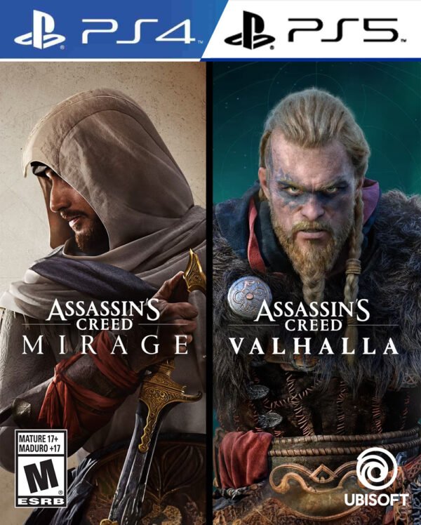 Lote Assassin's Creed Mirage y Assassin's Creed Valhalla