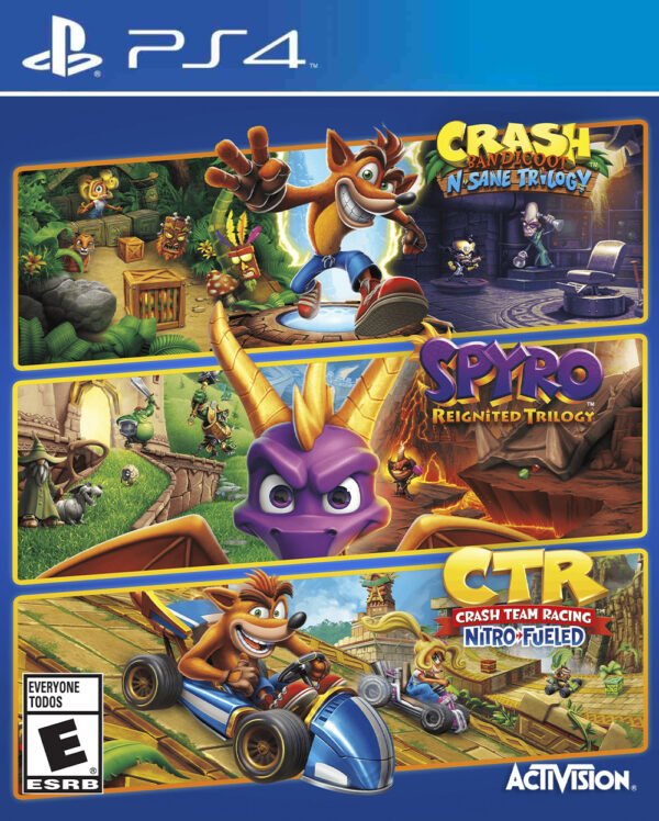 Lote Triple Juego de Crash™ + Spyro™