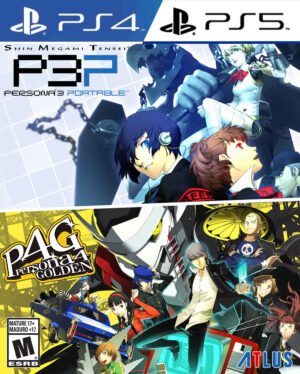 Lote de Persona 3 Portable y Persona 4 Golden