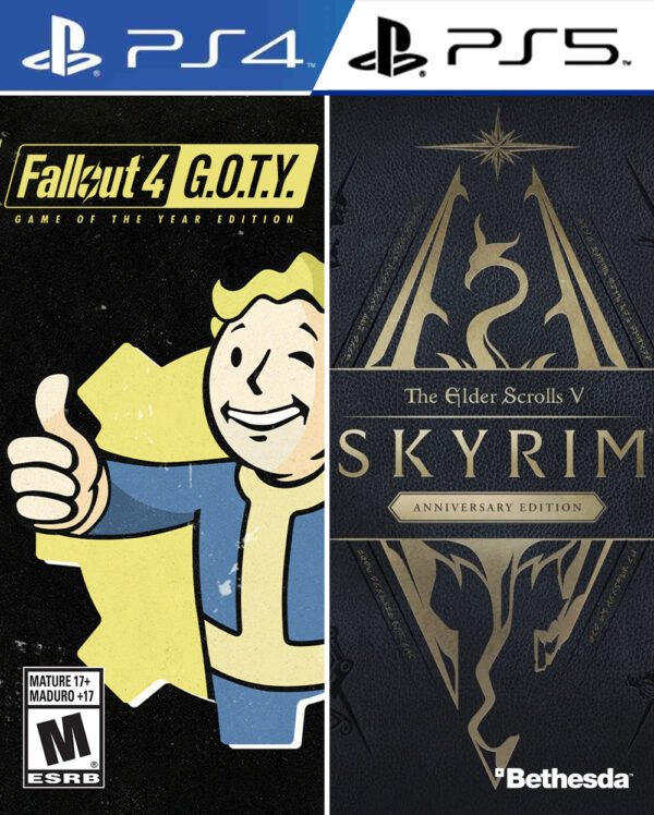 Skyrim Anniversary Edition + Fallout 4 G.O.T.Y Bundle